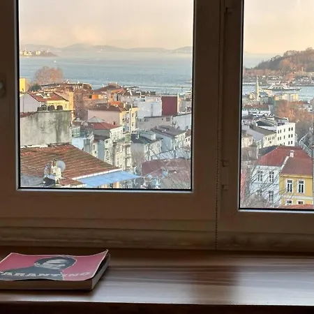 White Near To Istiklal Street With Sea View Lejlighed